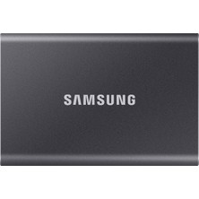 Hakay Samsung MU-PC1T0T/WW T7 1tb USB 3.2 Gen 2 Harici Katı Hal Sürücüsü, Gri
