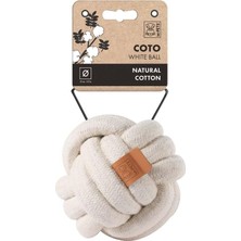 Hakay M-Pets Coto Whıte Ball 15CM Örgü Top Oyuncak