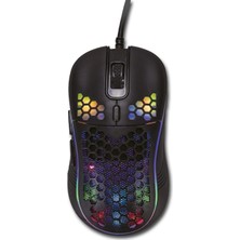 Hakay Lunatic Sparrow 6400 Dpi Rgb Ledli Makrolu Oyuncu Mouse