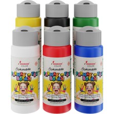 Hakay Ana Renkler Parmak Boyası 6'lı Set 6X60ML