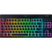 Hakay Razer Blackwidow V4 Tenkeyless Hyperspeed Low Profile ​​- Kablosuz Sıcak Değiştirilebilir Oyun Klavyesi - Hyperspeed & Bluetooth - Turuncu Anahtar | Qwerty Abd Düzeni