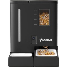 Hakay Yasomi DU-F03V Smartpaw Otomatik Akıllı Mama ve Su Kabı (Siyah)