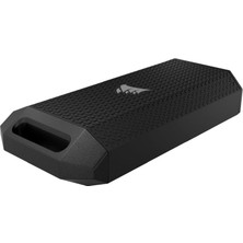 Hakay Corsair EX400U Survıvor 2tb Usb4 Harici SSD - 4000 Mb/sn'ye Kadar, IP55 Sağlam Sürücü, Pc, Mac ve iPad Için Tak ve Çalıştır - Siyah