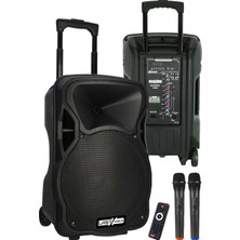 Hakay Lastvoice LS-P1915EE Portatif Taşınabilir Mikrofonlu Seyyar Ses Sistemi 15 Inç 1200 Watt