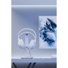 Hakay Kipchak Gaming Mikrofonlu Oyuncu Kulaklığı Beyaz Rgb LED 7.1 RM-K55