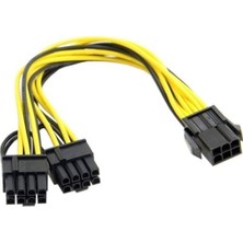 Hakay Ancheyn Pci E 8 Pin (6+2) 2x Pci-E Ekran Kartı Power Çoklayıcı Kablosu 4302