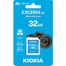Hakay Kıoxıa Excerıa G2 32GB Sdhc Hafıza Kartı – Uhs-I U3 V30 C10, 100MB/S Okuma, 50MB/S Yazma, 4K