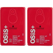 Hakay Osis+ 2'li Saç Şekillendirici Mat Krem Wax - Mess Mat Up Gum 2 x 100 Ml, 1234500000001