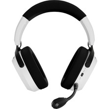 Hakay Hawk Gaming HS420 7.1 Surround Tri-Mode Kablosuz/bluetooth Oyuncu Kulaklığı (Beyaz)