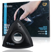 Hakay Analan Araba Detaylandırma Malzemeleri Için Mini Pet Saç Çıkarıcı, Araba Içi Için Halı Köpek Saç Çıkarıcı, Otomatik Detaylandırma, Kanepe, Mobilya, Tiftik, Halı Için Üçgen Köpek Saç Çıkarıcı (Mat