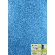Hakay Lino Eva 50 x 70 cm Mavi 2 mm Simli