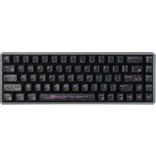 Hakay Akko MOD68 He Gray Spark%65 Astroaim Manyetik Switch 8k Hz Hall Effect Hotswap Argb Ingilizce Mekanik Gaming Klavye