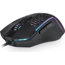Hakay Redragon M987 Hafif 55G Petek Oyun Faresi Rgb Arkadan Aydınlatmalı Kablolu 6 Düğmeler Programlanabilir 12400 Dpı Windows Pc Bilgisayar Için