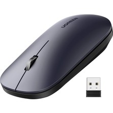 Hakay Ugreen Kablosuz Fare, 2,4 Ghz USB Bağlantısı, Maks. 4000 Dpi, 18 Ay Pil Ömrü. Pc, Mac, Dizüstü Bilgisayar, Windows 11, 10, 8.1, 7, Macos, Linux ile Uyumlu (Siyah)