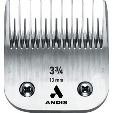 Hakay Andis – 64133, Ultra Kenar Ayrılabilir Köpek Kesme Bıçağı - Karbon Demlenmiş Çelikten Oluşur, 3-3/4 Inç Atlama Dişi ile Özel Sertleştirme Işlemi - Agc, Bdc Serisi Için - 1/2 Inç Kesim Uzunluğu, Krom