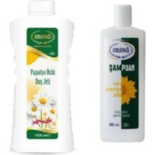 Hakay Ersağ Papatya Özlü Duş Jeli 1000 ml & Sarı Papatya Özlü Şampuan 300 ml