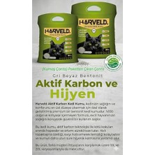 Hakay Aktif Karbonlu Kedi Kumu 10L - Topaklanan Tozsuz Ince Bentonit, Koku Hapseden Aktif Karbon Granüllü, Kokusuz Kedi Tuvalet Kumu