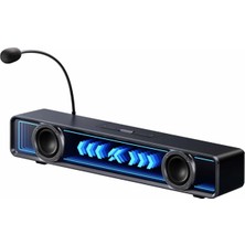 Hakay Mchose K20 Pro Black Rgb 7.1 Surround Bluetooth Gaming Soundbar (MC-K20-5)