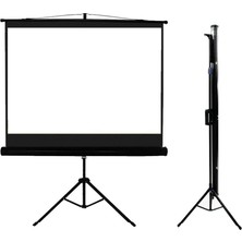 Hakay Codegen Tx-18 180X180CM Tripod Ayaklı Taşınabilir Projeksiyon Perdesi, Siyah