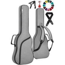 Hakay Midex CS-39PAK Klasik Gitar Çantası Gigbag Soft Case Kılıf Su Geçirmez (Askı Capo Pena)