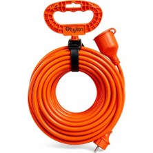 Hakay Seyyar Uzatma Kablosu, Ttr Kablo, IP44 Koruma, Erkek Dişi Fişli, Seyyar Ara Kablo, Dış Mekan ve Iç Mekan, Elektrik Uzatma Kablosu, Ağır Hizmet Tipi, A-Plus Enerji Kablosu (3x2,5 Mm²/20 Metre)