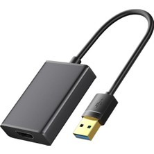 Hakay Coverzone USB 3.0’dan Hdmı’a Dönüştürücü Adaptör – 1080P Full Hd, Yüksek Hızlı 5gbps Veri Aktarımı, Aynalama & Genişletme Modu, Windows & Mac Os Uyumlu HD08