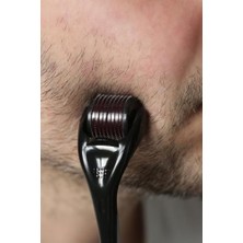Hakay Titanyum Uçlu Dermaroller Iğneli Sakal Saç Yenileyici Cilt Yüz Vücut Yenileme Masaj Aleti 0.50MM