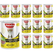 Hakay Yetişkin Kedi Tavuklu Pate 400 gr x 12 Adet
