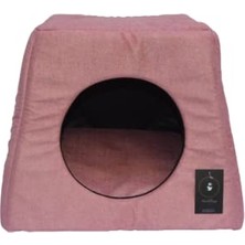 Hakay Pandagroup Panda Pembe Üç Fonksiyonlu Kedi Evi