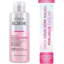 Hakay L’oréal Paris Elseve Glycolic Gloss Parlaklığı Saça Mühürleyen Laminasyon 5 Dakikada Durulanan Bakım 200ML
