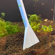 Hakay Akvaryum Spatulası Kum Düzeltici Cam Kazıyıcı 24 cm Plastik Spatula