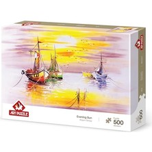 Hakay Art Puzzle Akşam Güneşi 500 Parça Puzzle