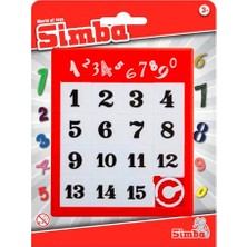Hakay Simba, 108614687, Hareketli Sayı Bulmacası, 1'den 15'e Kadar 11,5X13,5CM, Sayı Öğretici, Sayma Sayıları, Özel Tasarım