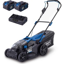 Hakay Scheppach Akülü Çim Biçme Makinesi BC-MP430-X 20V Fırçasız Akülü Çim Biçme Makinesi | 43 cm Kesme Genişliği | 600 – 700 M2 Için | 25 – 75 mm Kesme Yüksekliği Ayarı | 50 L Sepet | 20 V-Ixes Serisi | 2