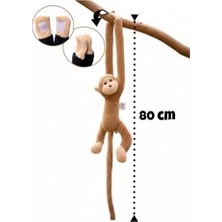 Hakay Atakids Sarılan Peluş Maymun, Kırmızı, Unisex