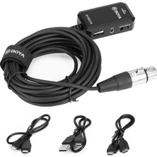 Hakay Boya BY-BCA70 48V Phantom Mobil Xlr Mikrofon Kablo