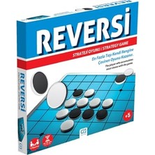 Hakay Reversi +5 Yaş Için 2 Oyunculu Eğlenceli Strateji Zeka Taş Kutu Oyunu