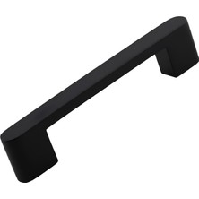 Hakay Uhud Kulp 96 mm Siyah Metal Mutfak Mobilya Çekmece Mutfak Dolap Dolabı Kulpları Kapak Kulbu 9.6 cm