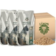 Hakay Doğal Çam Peleti Kedi Kumu 15 kg (30L) Yavru/yetişkin Kediler, Kemirgenler IÇIN%100 Biyobozunur - Astımlı Kediler Için Uygun - Kimyasal Içermeyen - Yüksek Emiş Gücü - 5 kg x 3 Adet