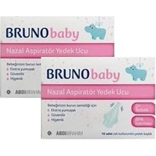 Hakay Bruno Baby Nazal Aspiratör Yedek Ucu, 2 Adet