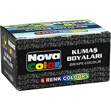 Hakay Color NC-188 Kumaş Boyası 6'lı Takım