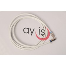Hakay Ay-Iş Rg6 4k/full Hd/3d Tv Uydu Kablosu, Saf Çelik Uçlu Anten/uydu Kablosu, Dvb-T, Dvb-C, Dvb-S, Dvb-S2 F Anten Ara (5 Metre)