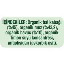 Bezos Organik Muzlu Havuçlu Bal Kabağı Püresi 90GR