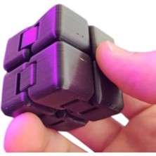 Hakay Aee® Infinity Stres Küpü – Sonsuz Hareketli Fidget Küp, Bilek Parmak Güçlendirici, Stres ve Anksiyete Azaltıcı (1, Siyah)