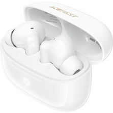 Aesco Acefast W7 Bluetooth Kulak Içi Kulaklık - Enc Özellikli - Toplam 24 Saat Çalma Süresi - Beyaz (Acefast Türkiye Garantili)