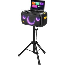 Hakay Ikarao Partybox Hoparlör Standlı Break X1 800W Karaoke Bluetooth Hoparlör Seti