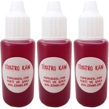 Hakay Şaka Kanı Tiyatro Kanı Dracula Yapay Kan 3 Adet PP190001
