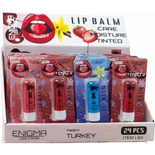 Aesco Enigma Dudak Nemlendirici Lip Balm - Çilek, Vişne ve Vanilya Aromalı Seçenekleriyle Çatlak Karşıtı Günlük Dudak Bakım Kremi (Çilek)