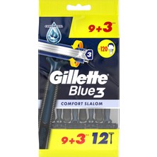 Aesco Gillette Blue3 Slalom Kullan At Tıraş Bıçağı 12'li