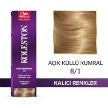 Hakay Koleston Single Tüp Saç Boyası 8/1 Açık Küllü Kumral